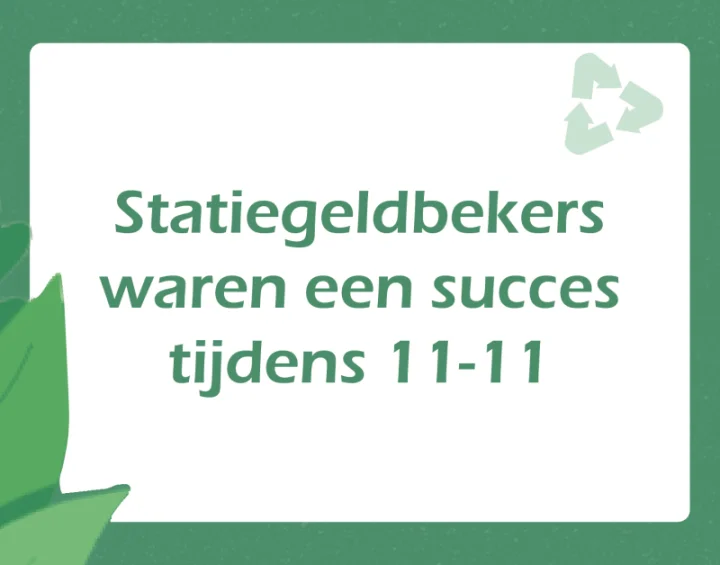 statiegeld bekers groot succes met 11-11.