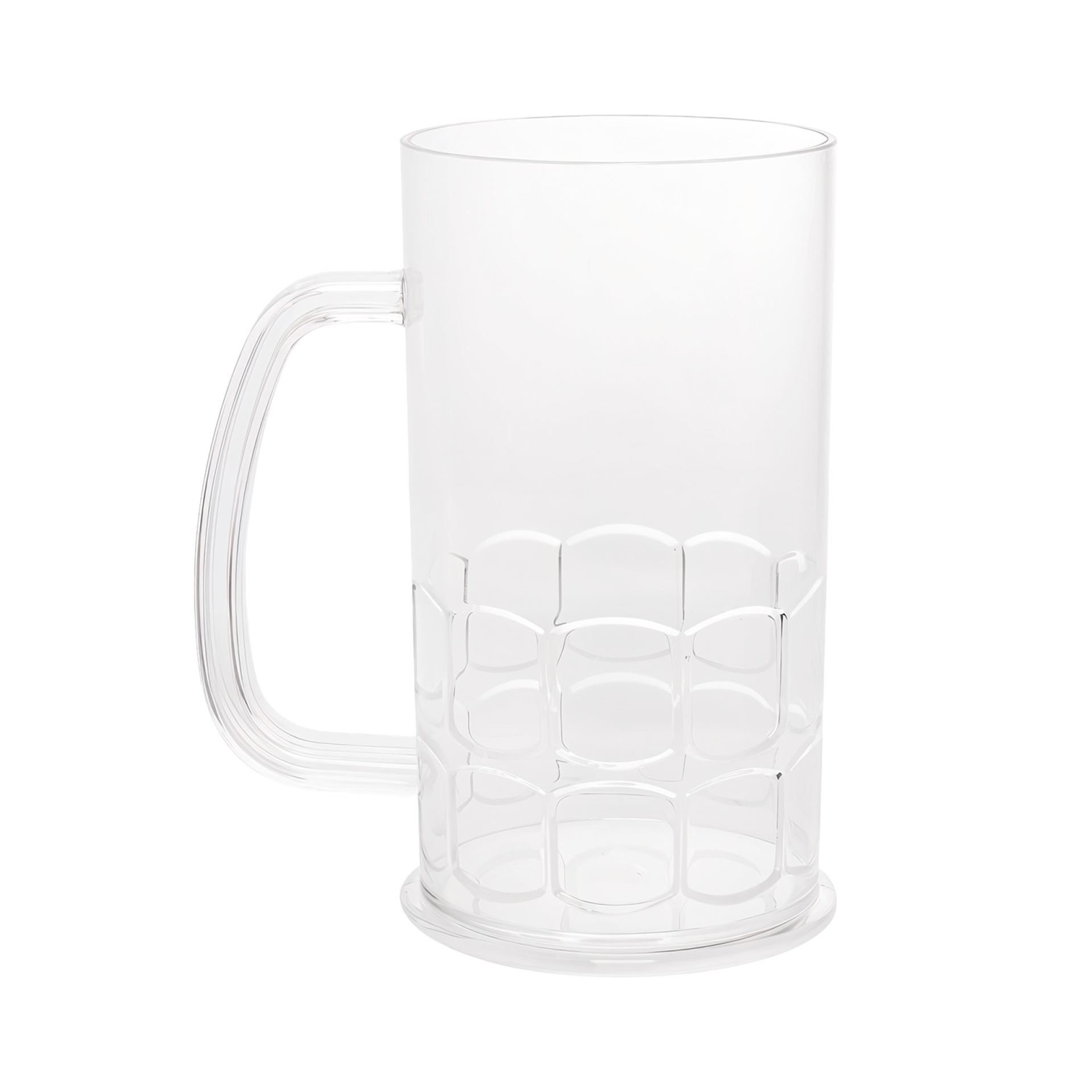 Polystyreen bierpullen 50cl transparant