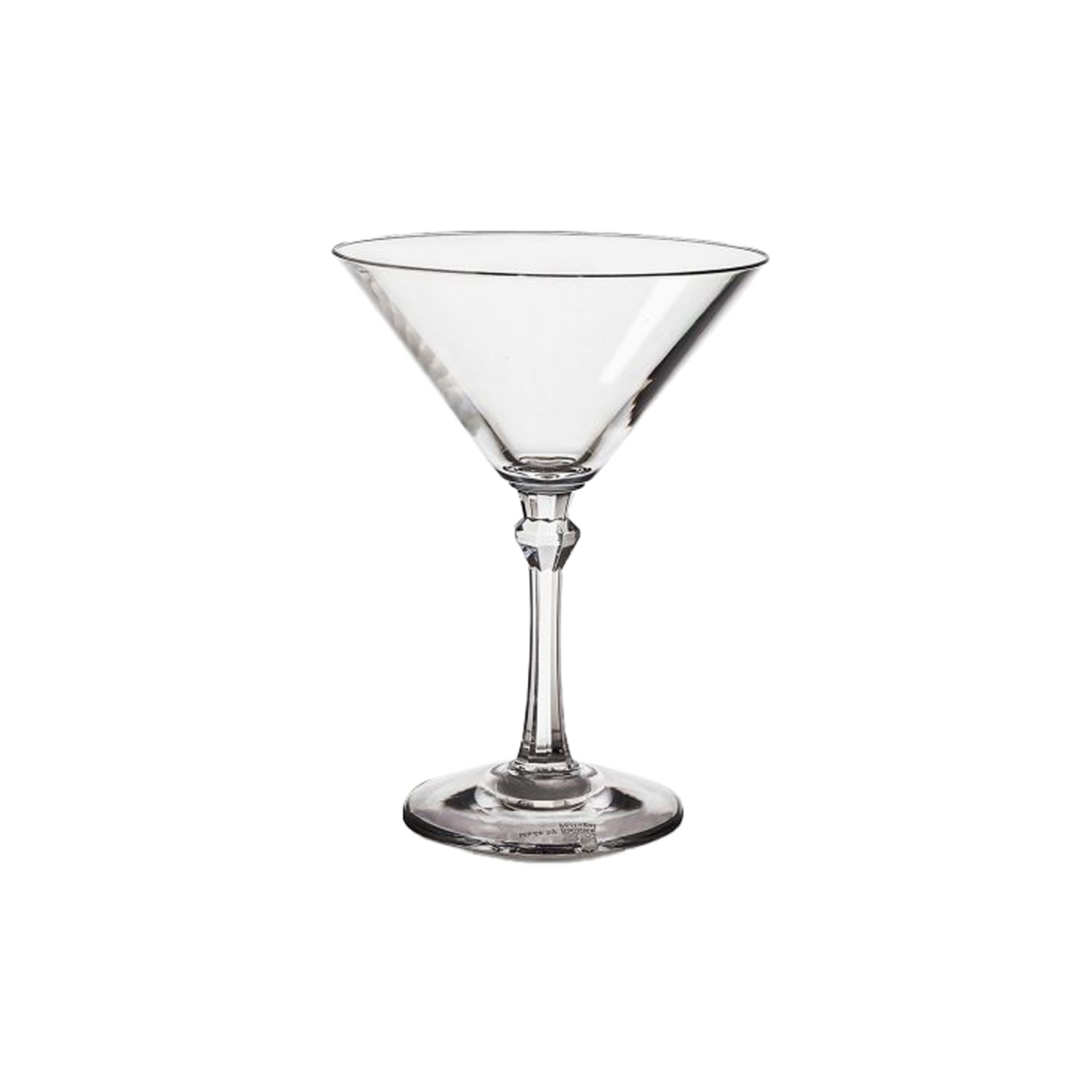 Kunststof Martini glazen 20cl Transparant