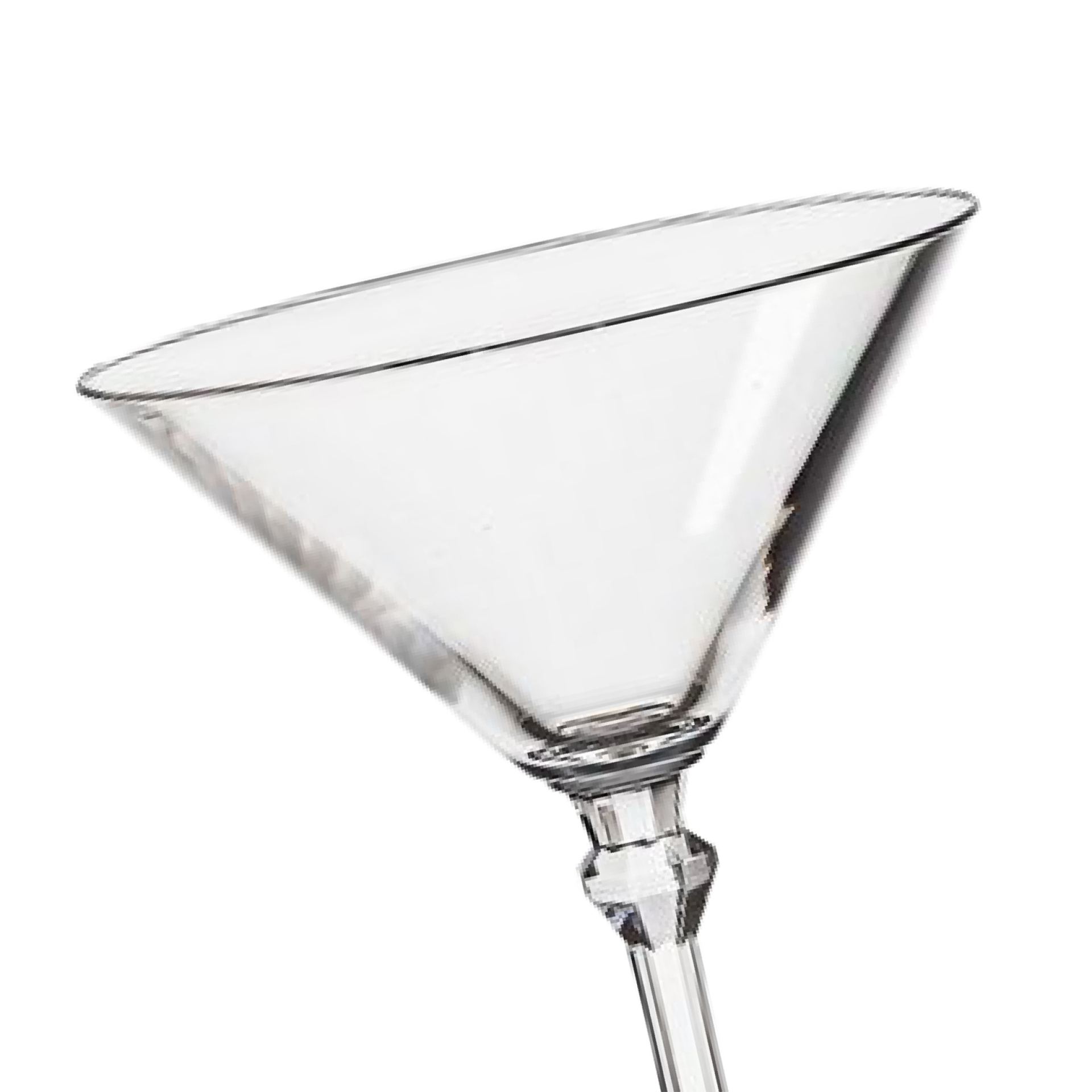 Kunststof Martini glazen Transparant 20cl